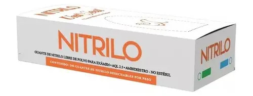 Guantes Nitrilo Color Naranja O Rosa Sin Polvo 200pz | Envío gratis