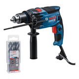 Furadeira Bosch 850w Gsb 16 Re + Kit 10 Brocas 220v