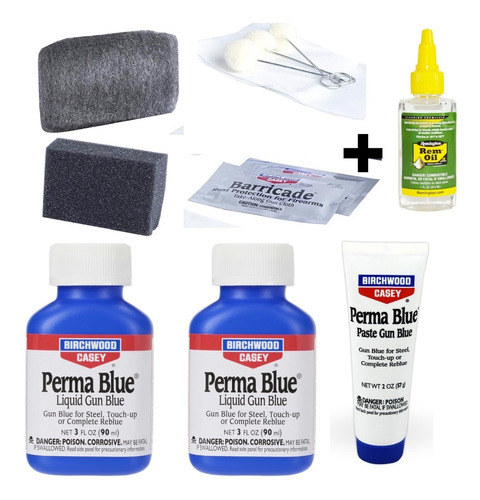 Kit Pavonador Perma Blue Limpiador + Aceite Remington Xtreme