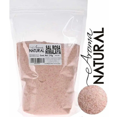 Sal Rosa De Himalaya 2 Kg Molida Sal Rosa Molida Fina | MercadoLibre