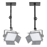 2 Suporte Teto Parede Iluminação Led Estudio Greika 5kg