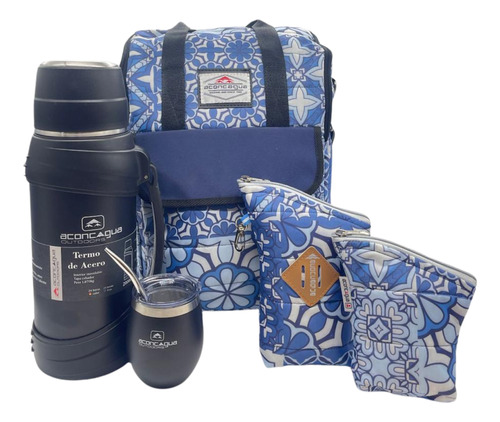 Set Completo 2l Aconcagua Mochila Matera Porta Notebook 