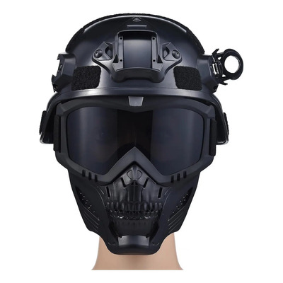 Casco Y Máscara De Airsoft, Casco De Airsoft Táctico Militar