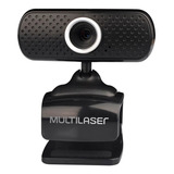 Webcam Câmera Web Multilaser Wc051 Sd 30fps Cor Preto