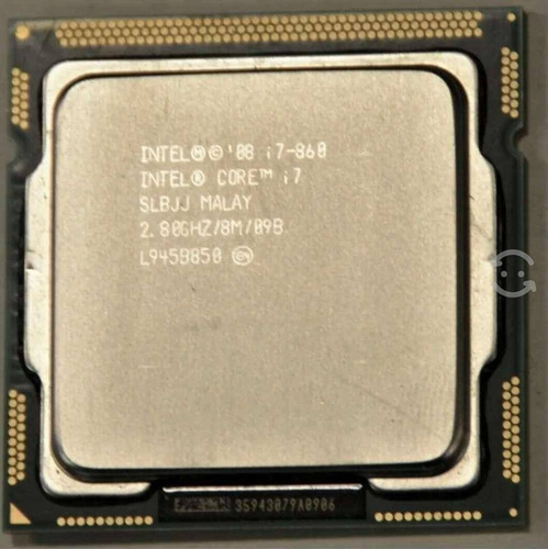 Procesador Intel Core I7 860 Hasta 3.46 Ghz 1156 8mb 4c/8h