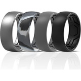 Anillos De Silicona Thunderfit Para Hombre - 7 Anillos - 4 A