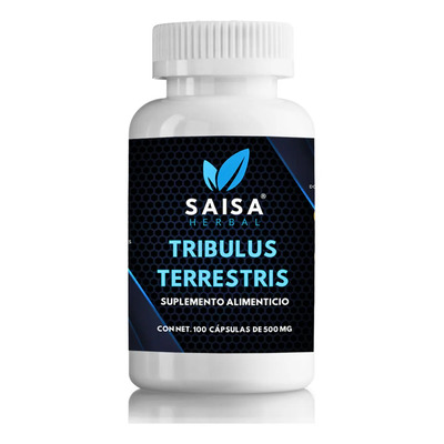 Tribulus Terrestris | 100 cápsulas |SUplemento Natural | Aumentar Testosterona | Potencia masculina | Incremento masa muscular | Energía fisica | Tribulus para hombre | Saisa Herbal | Meses sin interés