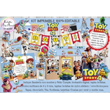 Kit Imprimible Candy Bar Toy Story 4 Nubes 100% Editable