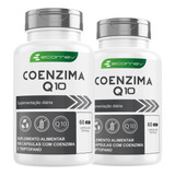 2un Coenzima Q10 Pura + Vitaminas Concentrada 500mg 120cáps