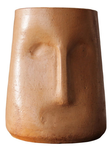 Maceta, Petricolor, Moai Jumbo, De Barro