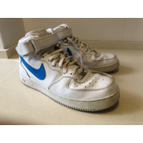 Tênis Nike Air Force 1 Mid '07 - Couro Natural 44 Br (12 Us)