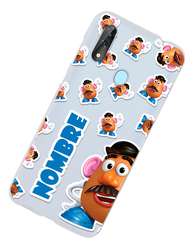 Funda Para Zte Cara Papa Toy Story Personalizado Nombre