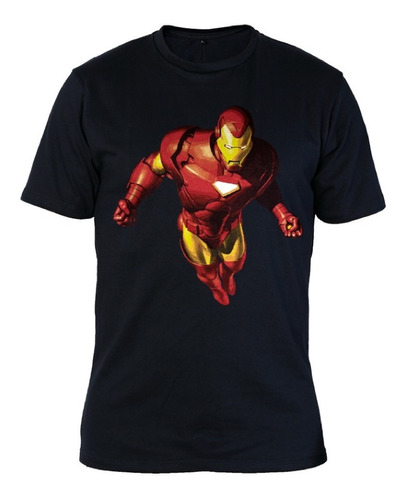 Remera Algodon Premium - 0410 Superheroes 2 - Iron Man 1