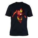 Remera Algodon Premium - 0410 Superheroes 2 - Iron Man 1