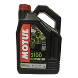 Aceite Motul 4t 5100 15w50 Technosynthese De 4l. (q070)