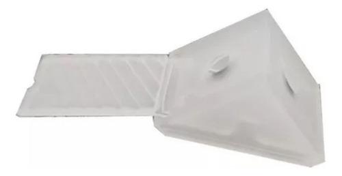 Angulito Plastico Triangulo Escuadra Muebles Blanco X 100u 