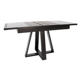 Mesa De Jantar Afrodite Extensível 148cm Tampo De Aj