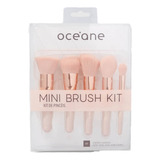 Mini Kit Com 5 Pincéis De Maquiagem Mini Brush Océane