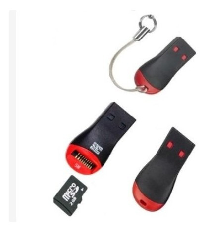 Leitor De Cartão De Memória Pen Drive Usb 2.0 Micro Sd Sdhc 