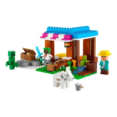 Lego Minecraft Pastelería Casa Zorro Portal Castillo Nether 154 La Panadería | Envío gratis