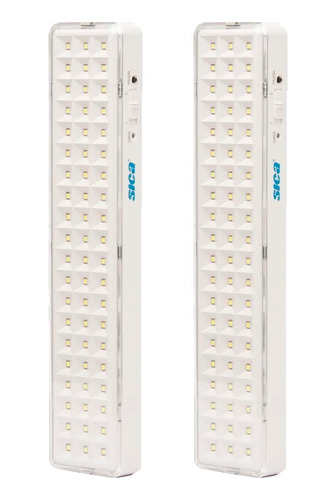 Luz Emergencia Sica 60 Leds 8hs Autonomía Pack X 2u