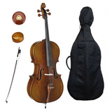 Violoncelo Cello Eagle Ce210 Capa  Breu Arco Ce 210