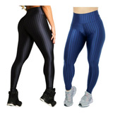 Kit 2 Calça Leg 3d Fitness Academia Cós Alto Frete Grátis