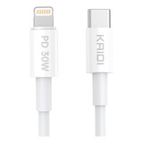 Cabo Usb-c Turbo Original Kaidi Para iPhone 11 12 13 14 + Nf