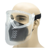 Careta Protector Facial Abatible Goggle Uso Rudo Lavable Msa