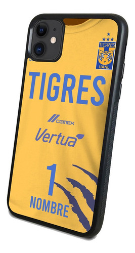 Funda Tipo Jersey Tigres Local 21/22 Todos Los Modelos