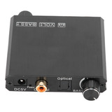 Adaptador Dac De Control De Graves De 192 Khz, Coaxial, Spdi