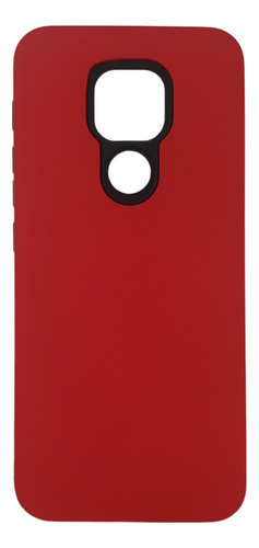 Funda Estuche Rígido Antigolpes Para Motorola G9 Play Rojo