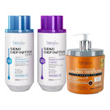 Kit Progressiva Semi Defini 2x300ml + Cauter Forever Liss