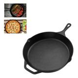 Sarten De Hierro Fundido Para Cocina 30 Cm Color Negro