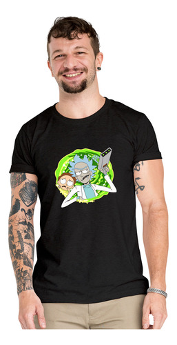 Polera Rick And Morty PortaLG Series Algodón Orgánico Wiwi