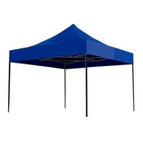 Tenda Sanfonada Estrutura Metal 3x3 Metros Cor Preto