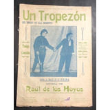Antigua Partitura un Tropezón Tango. Herrera, Hoyos. 53027
