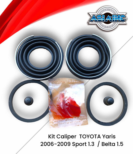 Kit Caliper Toyota Yaris 2006 2007 2008 2009 Sport / Belta Foto 2