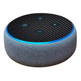 Piel De Fibra De Carbono Compatible Con Amazon Echo Dot (3rd