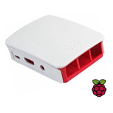 Gabinete Original Raspberry Blanco Y Rojo Pi 2b Pi 3b Pi 3b+