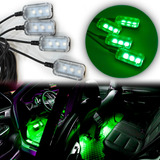 Luz Led Ambiental Interior Para Piso 4 Leds Auto Camioneta