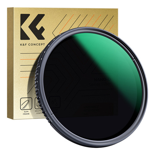 Kf Concept Filtro 43mm Nd Variable Nd8-2000 Densidad Neutra