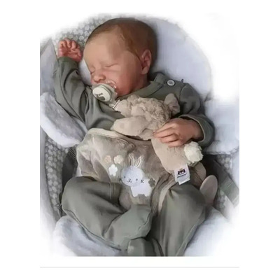 Muñeco Bebote De Silicona Diseño Nena Dormida 48cm | Envío gratis