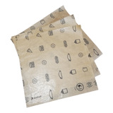 Papel Premium Antigrasa Kraft 20x20 Cm. Pack 1000 Unidades 