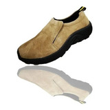 Zapatos De Hombre De Cuero Gamuzado Camel Casual 887 