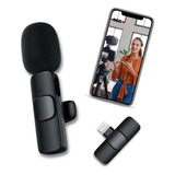 Microfone De Lapela Lightning Sem Fio Compatível C/iPhone 14