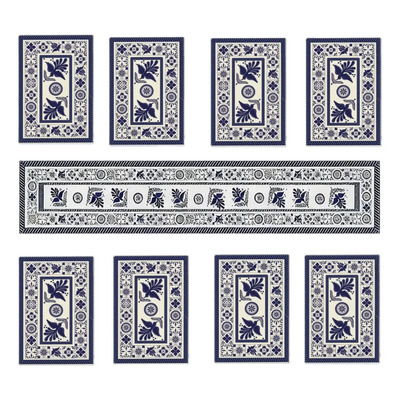 Camino De Mesa Estilo Mexicano Y 8 Manteles Individuales | MercadoLibre