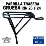 Parrilla Trasera Gruesa Bicicleta Rin 26