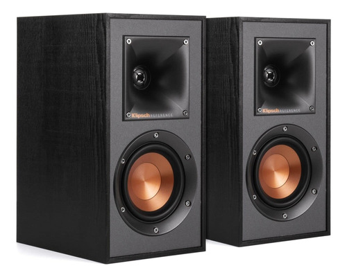 Par De Caixas De Som Bookshelf Klipsch R-41m Pretas 200w