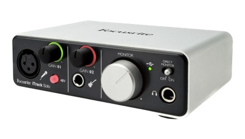 Focusrite Itrack Solo Interfaz Audio iPad Mac Y Pc